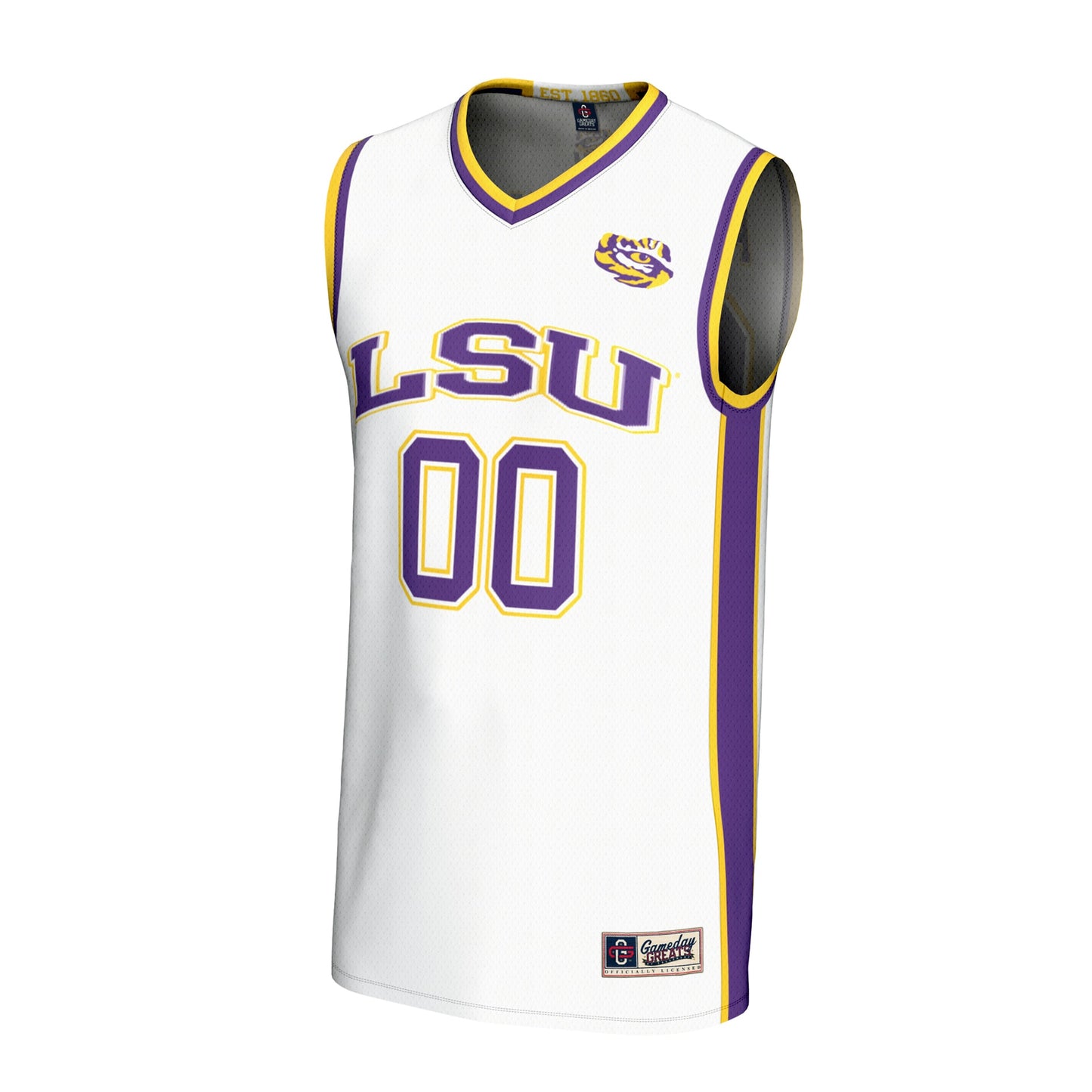 LSU Tigers GameDay Greats Unisex NIL Pick-A-Player Lightweight Collegiate Women's Basketball Fashion Jersey - Purple