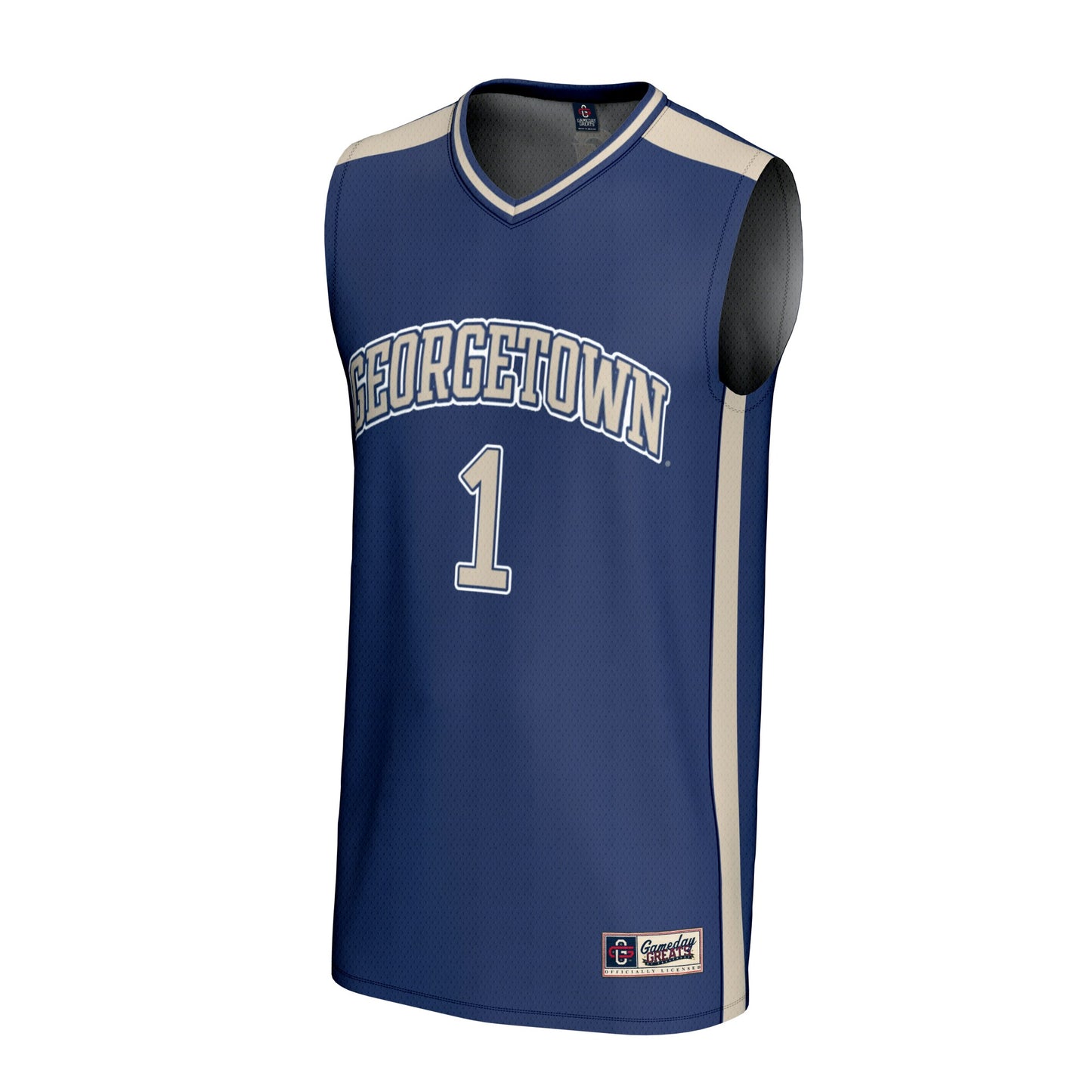 #1 Georgetown Hoyas GameDay Greats Youth Lightweight Basketball Fashion Jersey - Navy