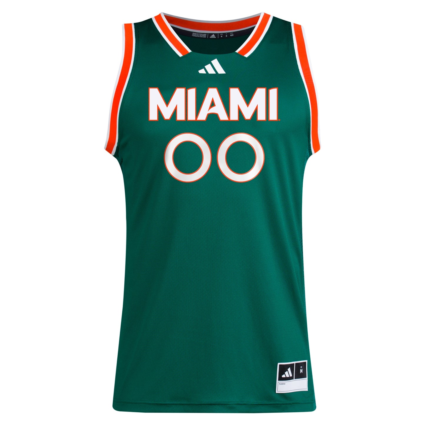 Miami Hurricanes adidas Unisex NIL Pick-A-Player Women's Basketball Jersey - Green