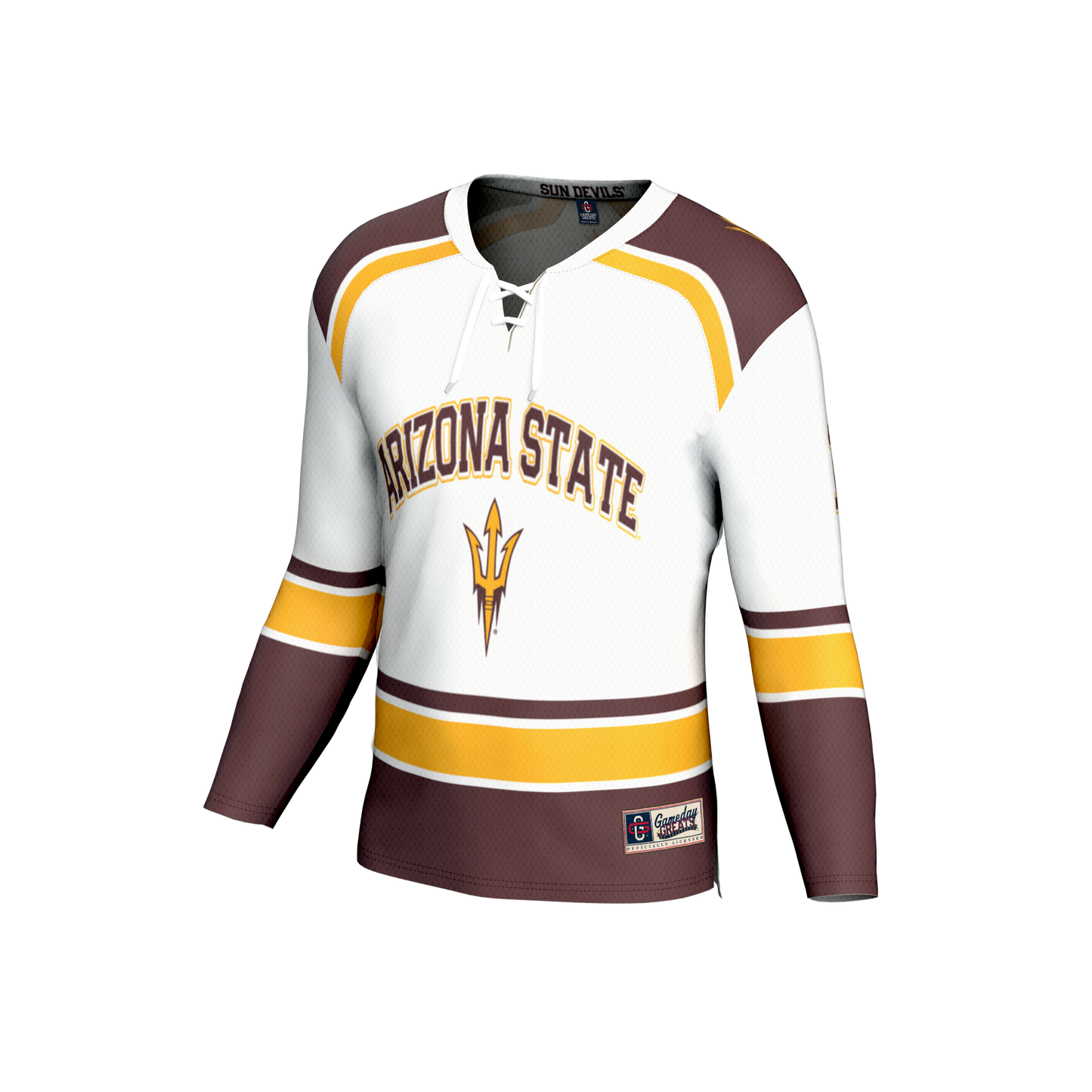 Arizona State Sun Devils GameDay Greats Unisex Lightweight Hockey Fashion Jersey - White