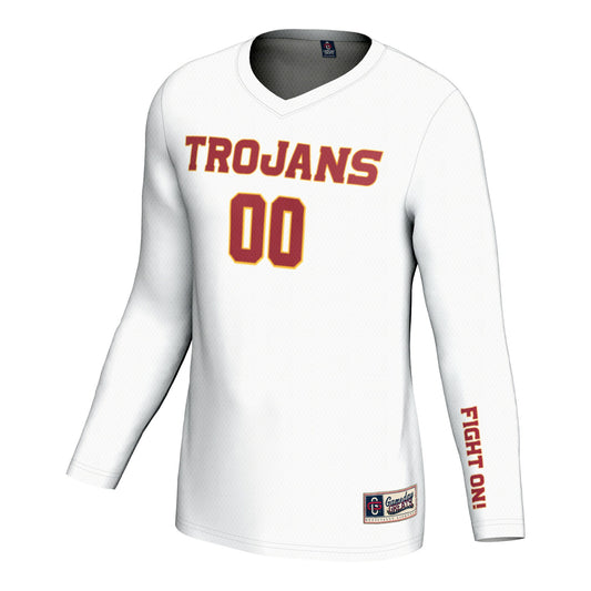 USC Trojans GameDay Greats Youth NIL Pick-A-Player Lightweight Volleyball Jersey – White