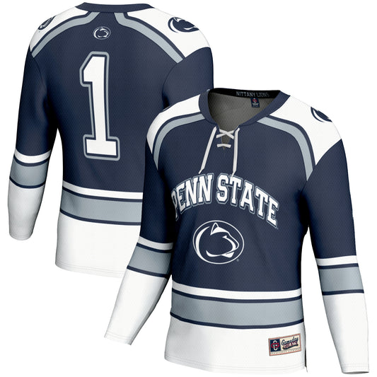 #1 Penn State Nittany Lions GameDay Greats Youth Hockey Jersey - Navy
