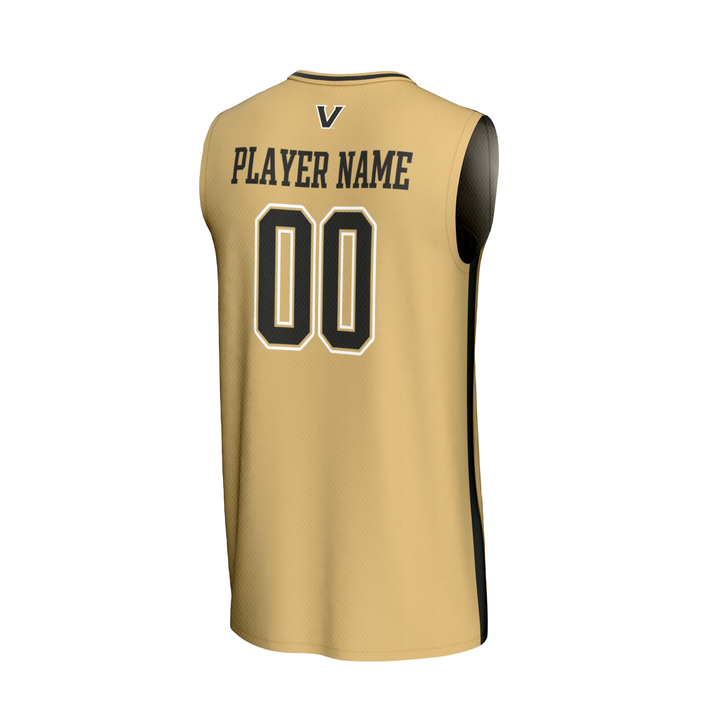 Vanderbilt Commodores GameDay Greats NIL Pick-A-Player Lightweight Basketball Fashion Jersey - Gold