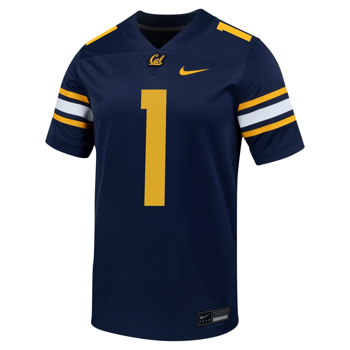 #1 Cal Bears Nike Untouchable Football Jersey – White
