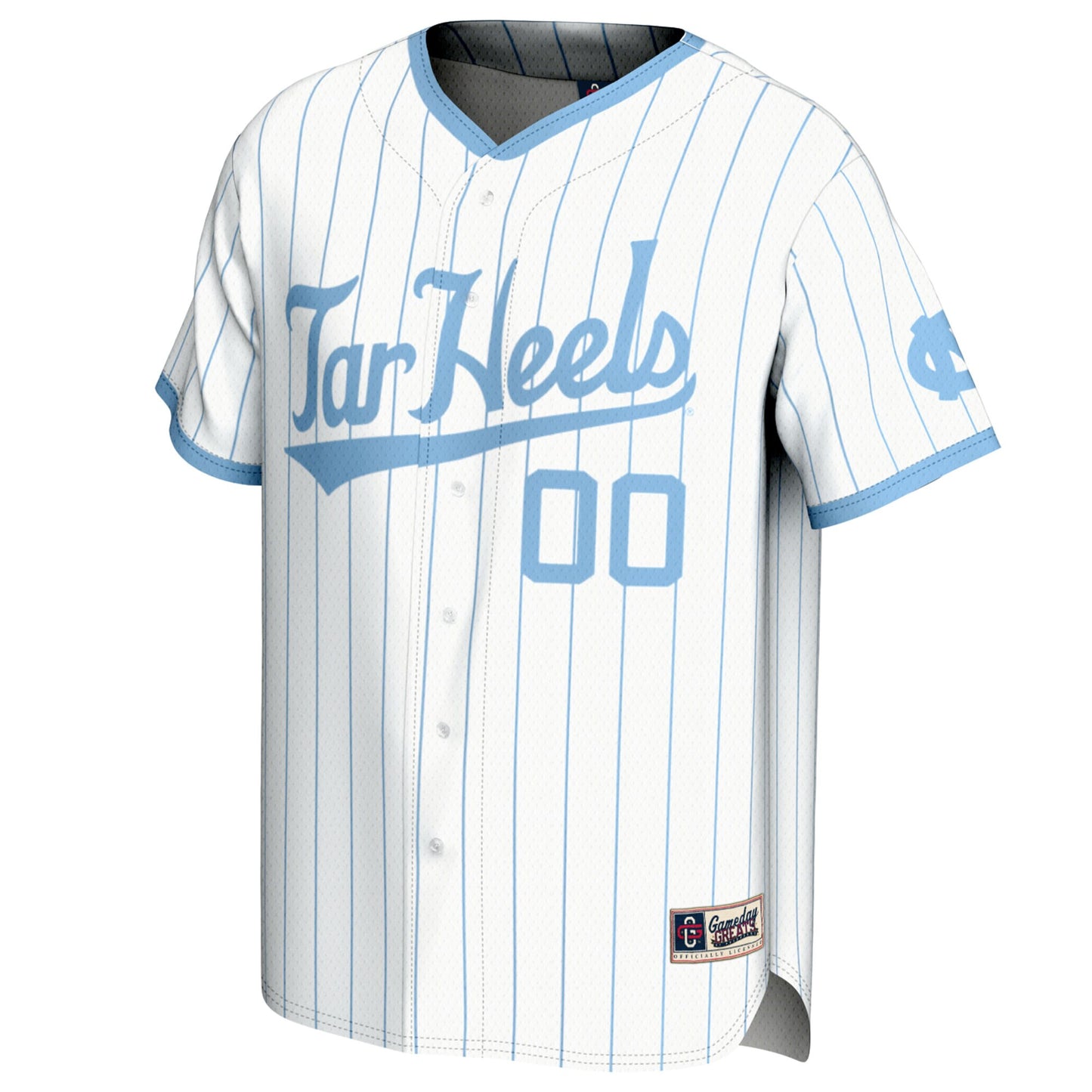 North Carolina Tar Heels GameDay Greats Carolina Blue NIL Pick-A-Player Lightweight Baseball Jersey - Light Blue
