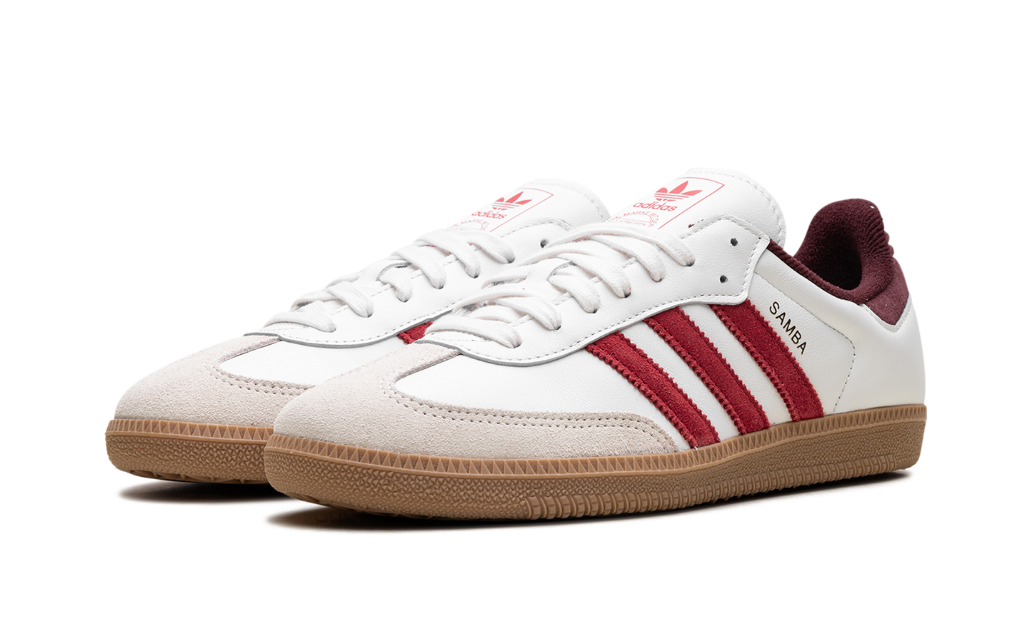 Samba OG "Core White Better Scarlet" JI3201