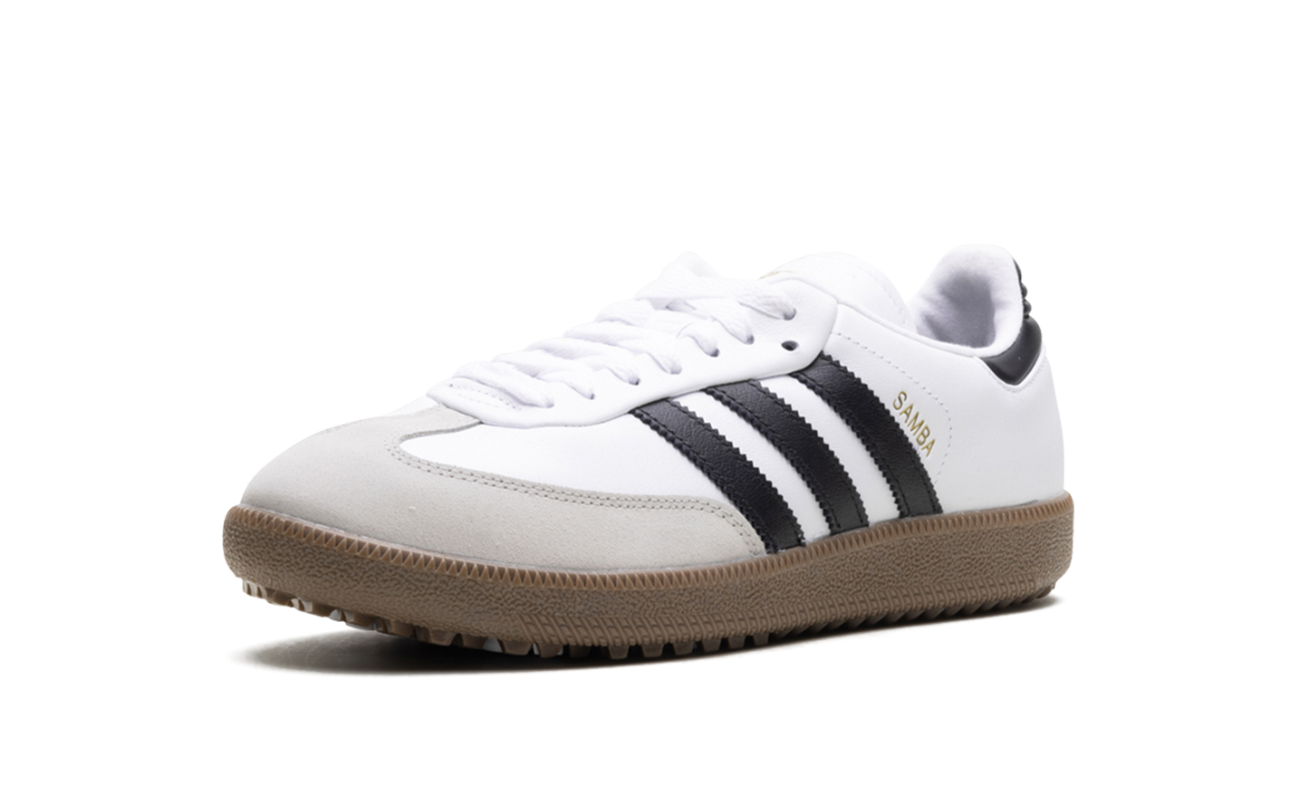 Samba Spikeless Golf "White Black Gum" JH6149