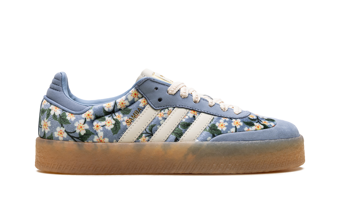 Sambae WMNS "Liberty London Floral Embroidery Blue Cream White" JQ6046
