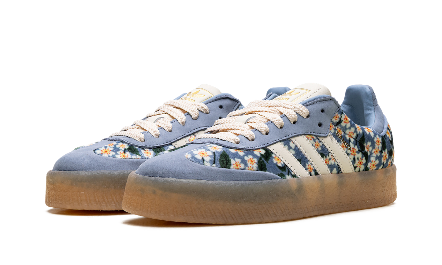 Sambae WMNS "Liberty London Floral Embroidery Blue Cream White" JQ6046