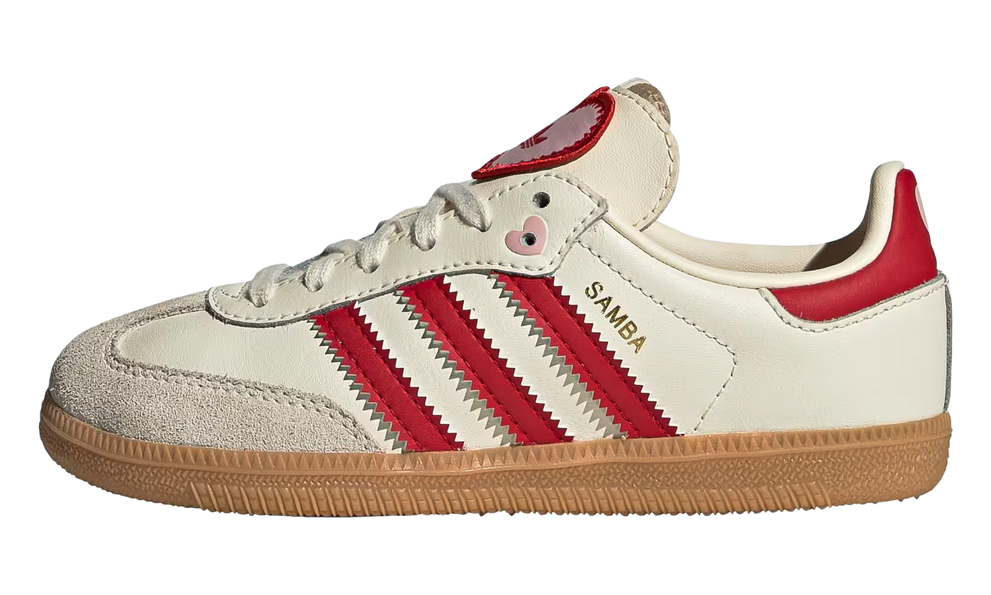 Samba OG PS "Valentine's Day Cream White Scarlet" KI6681
